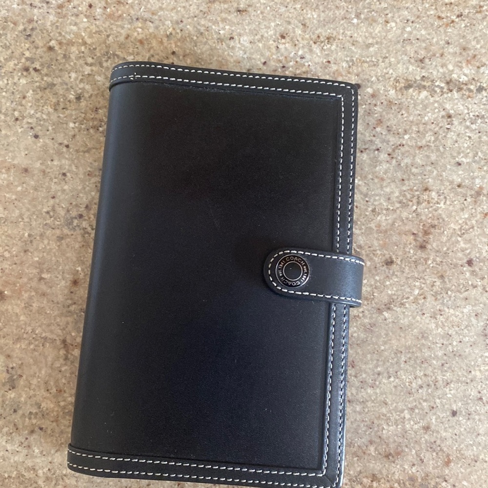 Coach wallet/credit card/check book holder